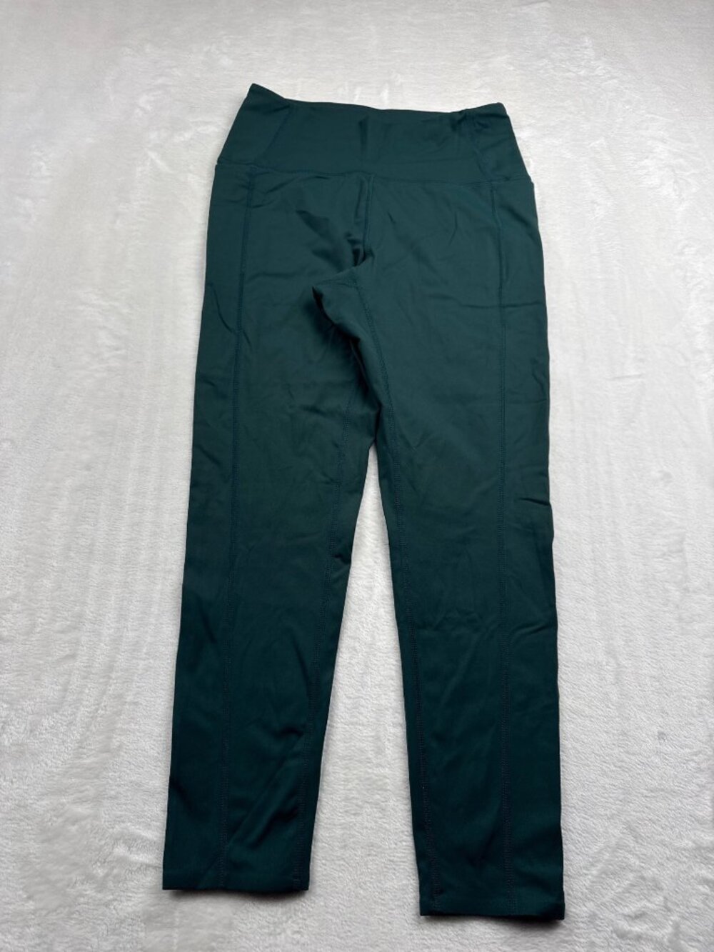 Danskin Womens High-Waisted Dark Green Leggings Medium Nylon/Spandex